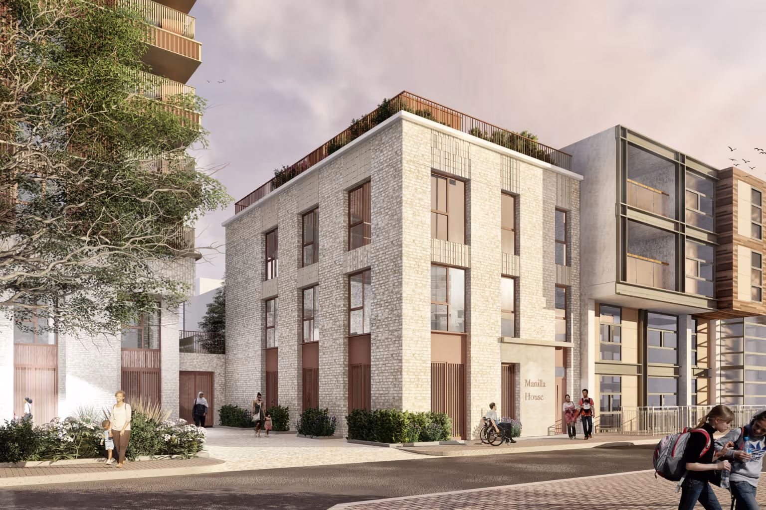 Bellamy Close and Byng Street