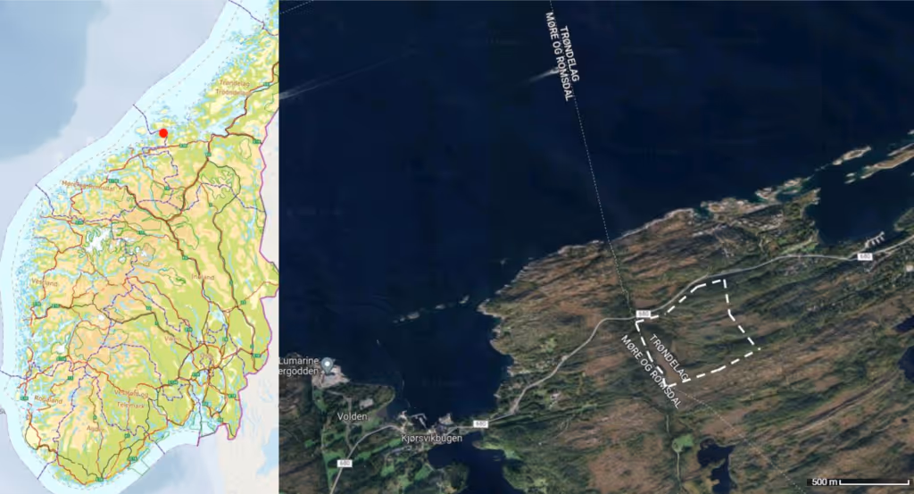 Taftøy Næringspark i Aure og Heim kommuner.