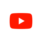 YouTube-Logo mit rotem Rechteck und weißem Wiedergabe-Dreieck.