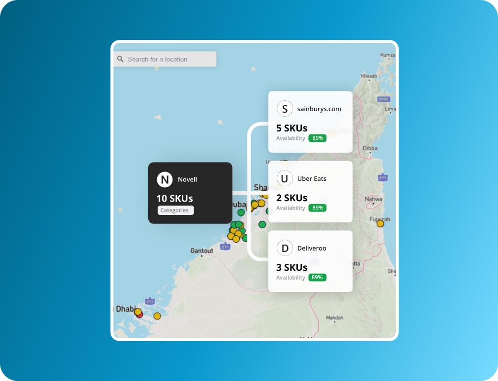 A product listing with details
