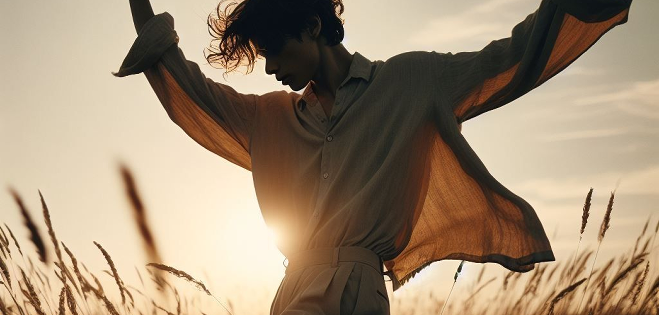 Man aesthetic photograph