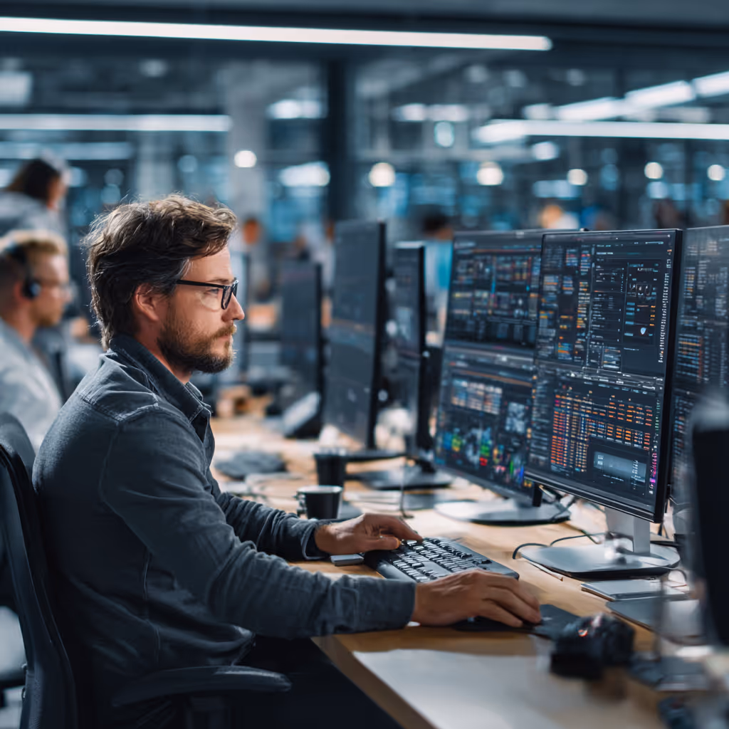 IT security team running vulnerability assessment