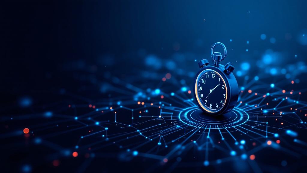 Cybersecurity network connections and speed visualization for M-Trends 2026 report