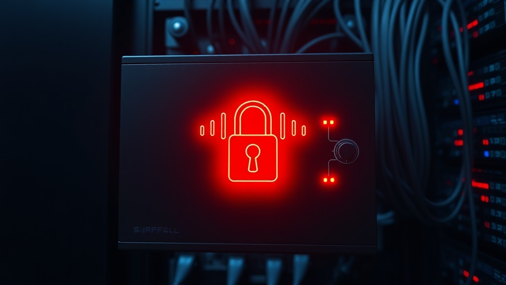 Cisco firewall cybersecurity threat illustration for Firestarter backdoor article