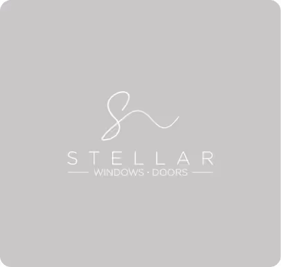 Logo for Stellar Windows and Doors with stylized initials 'S' and 'W' above the brand name.