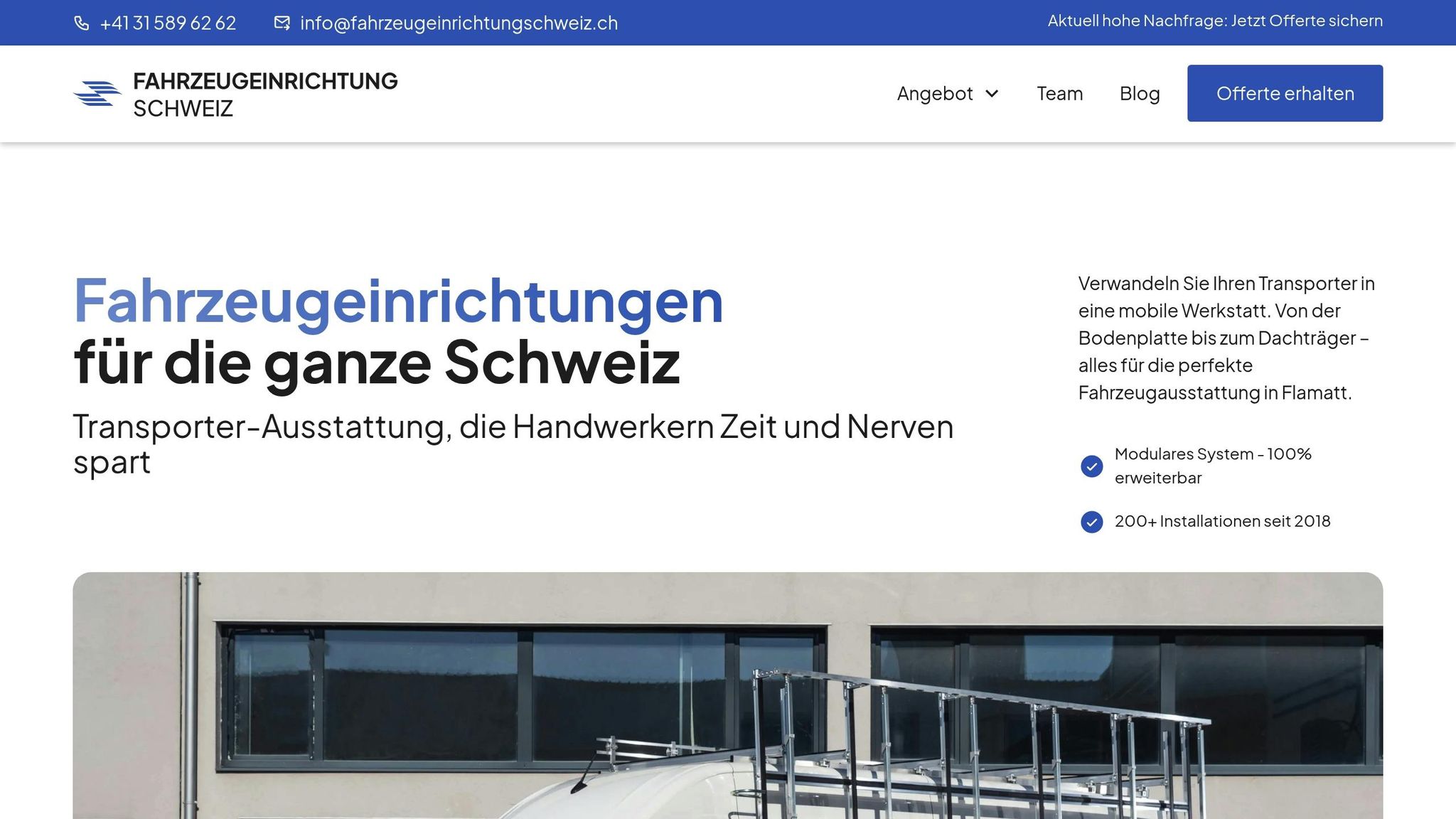 Fahrzeugeinrichtung Schweiz