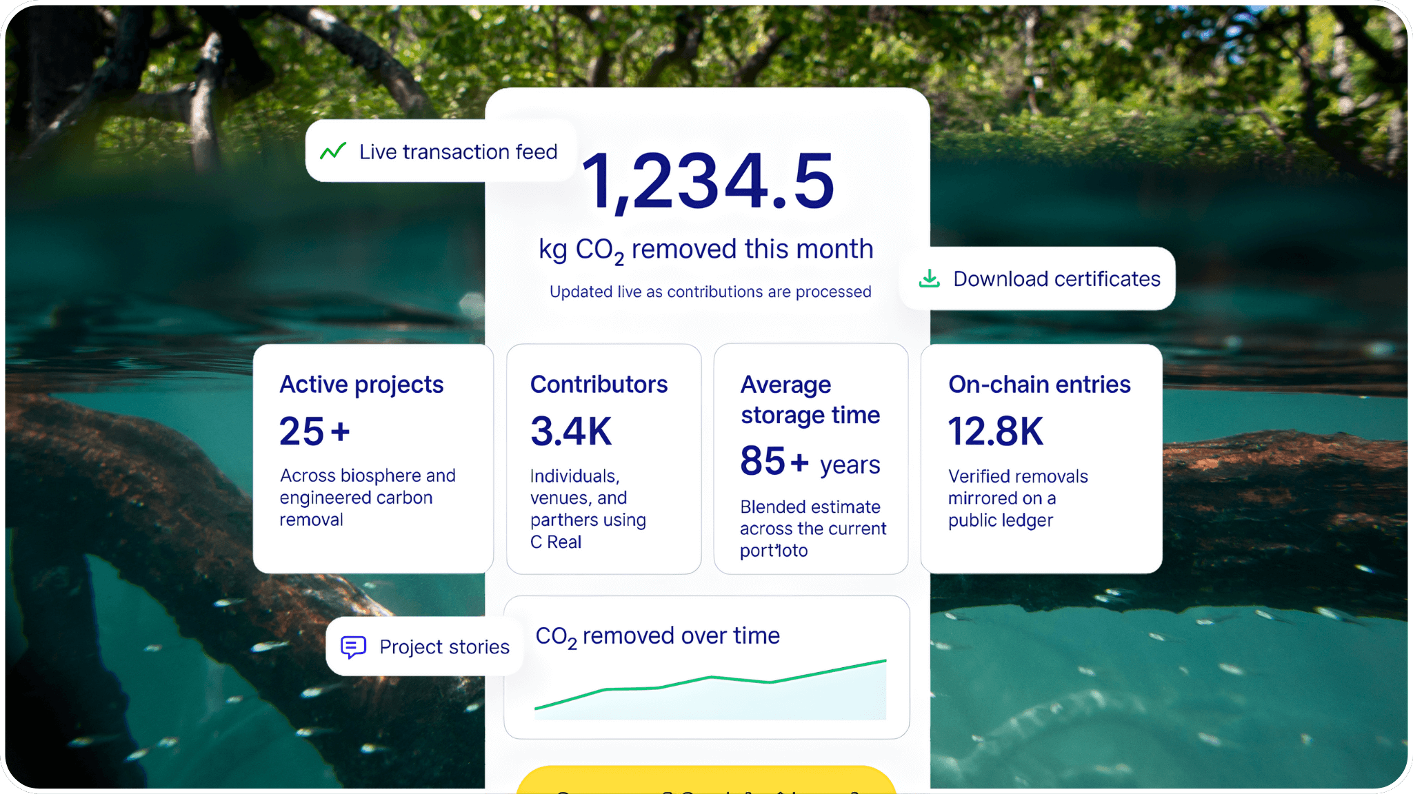 Carbon Removal Live Transactions and Other Benefits