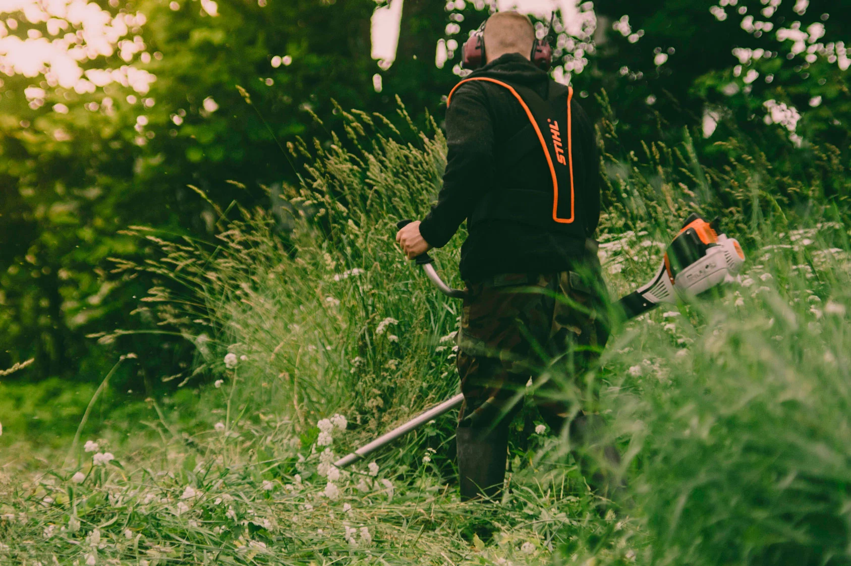 image of a completed backyard project