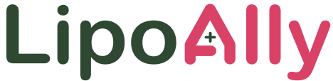 LipoAlly Schriftzug als Firmenlogo.
