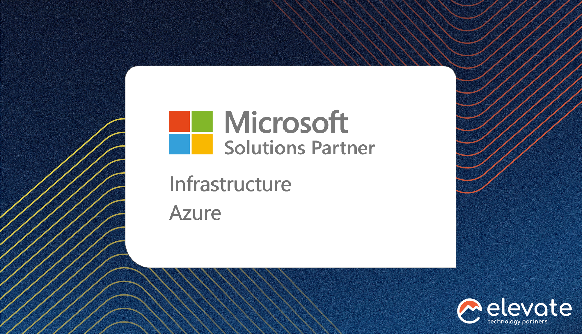 Elevate Secures Microsoft Solutions Partner Designation for Infrastructure