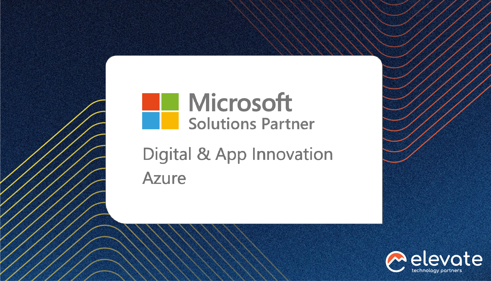 Elevate Earns Microsoft Solutions Partner Designation for Digital & App Innovation