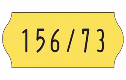 SATO one line handheld label example