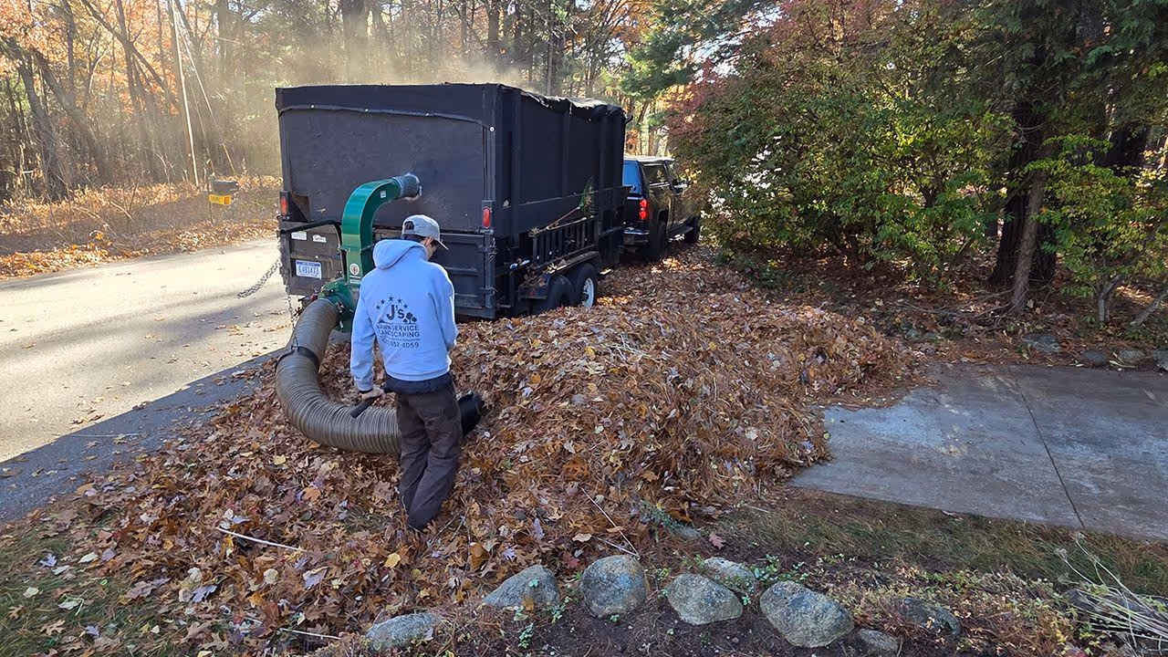 J’s Lawn Service LLC company truck in Newaygo Michigan