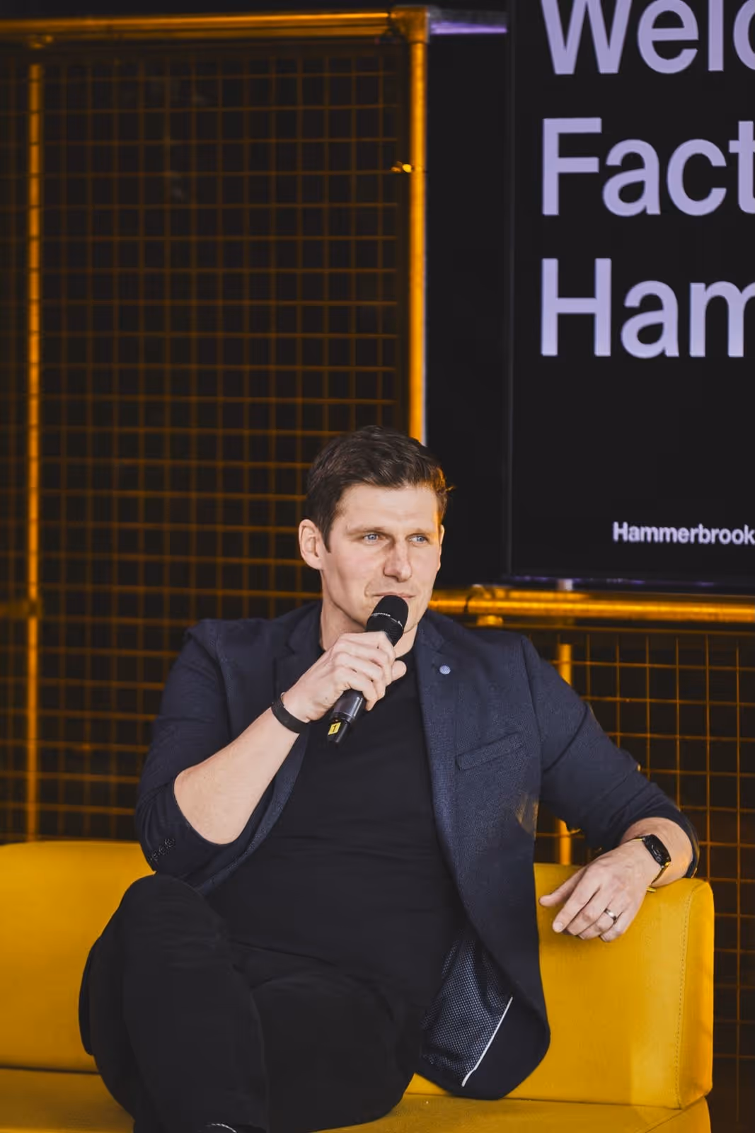 Nico Gramenz auf der Bühne