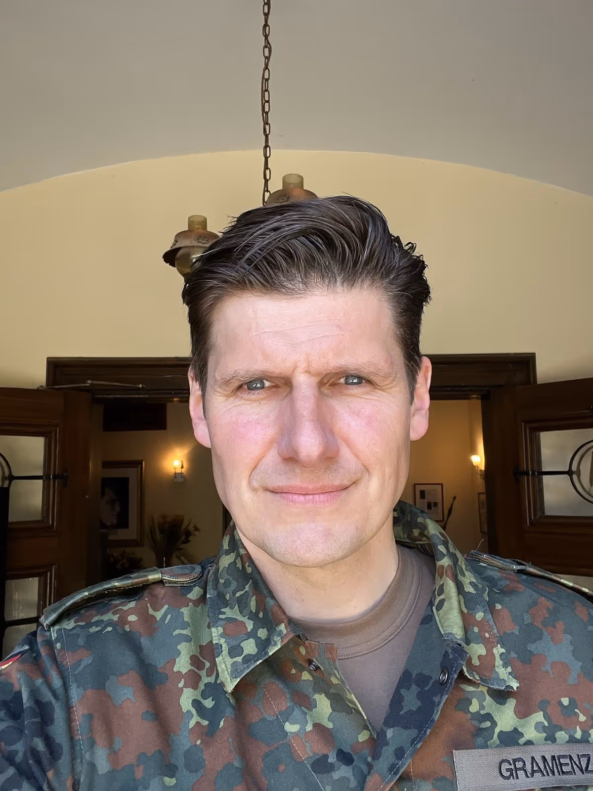 Nico Gramenz Selfie als Soldat