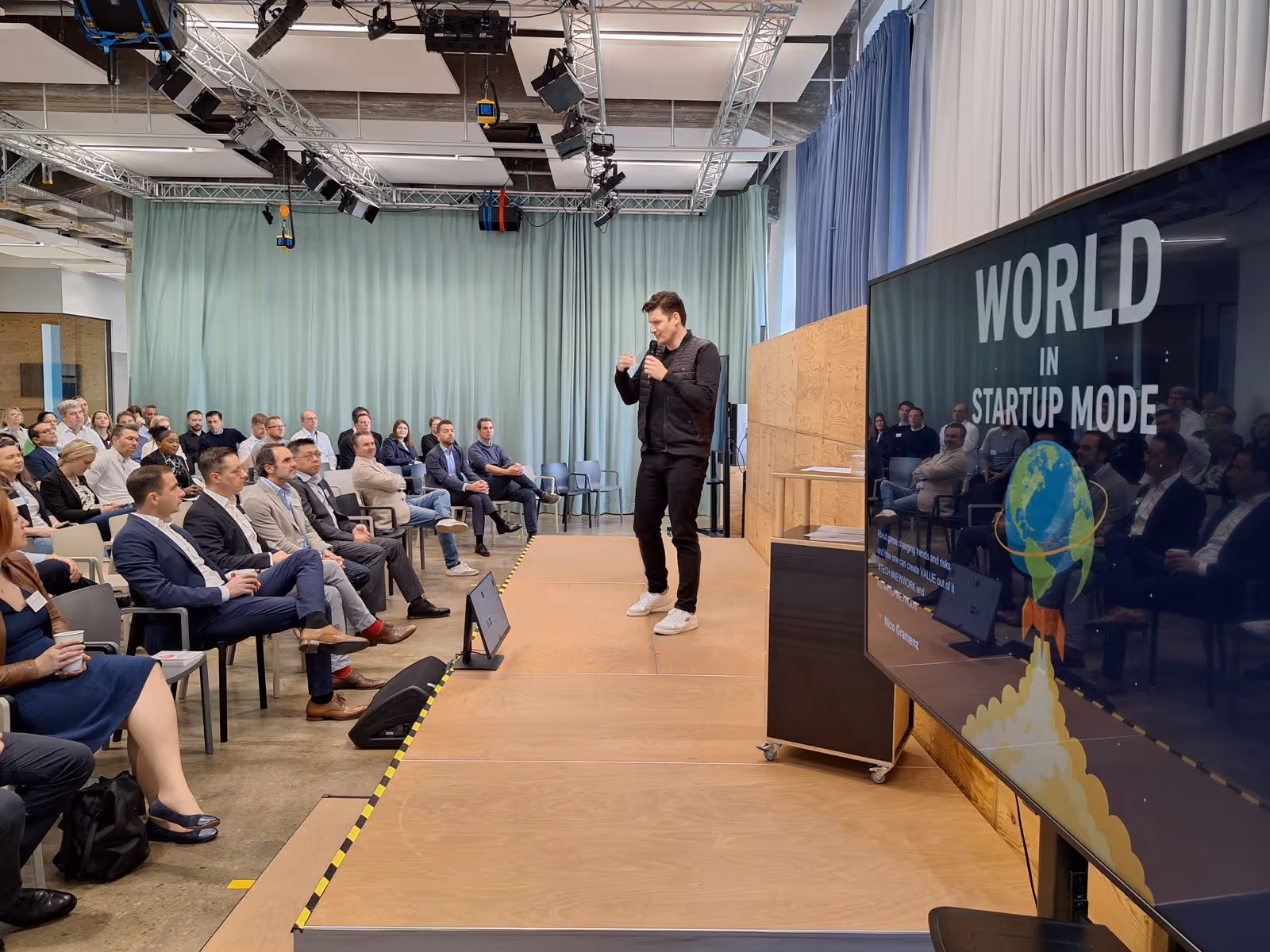 Nico Gramenz auf Bühne