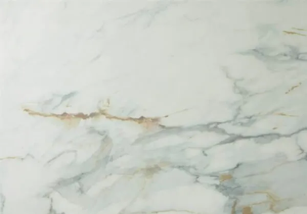 Marble-like wall swatch featuring premium gold veining.