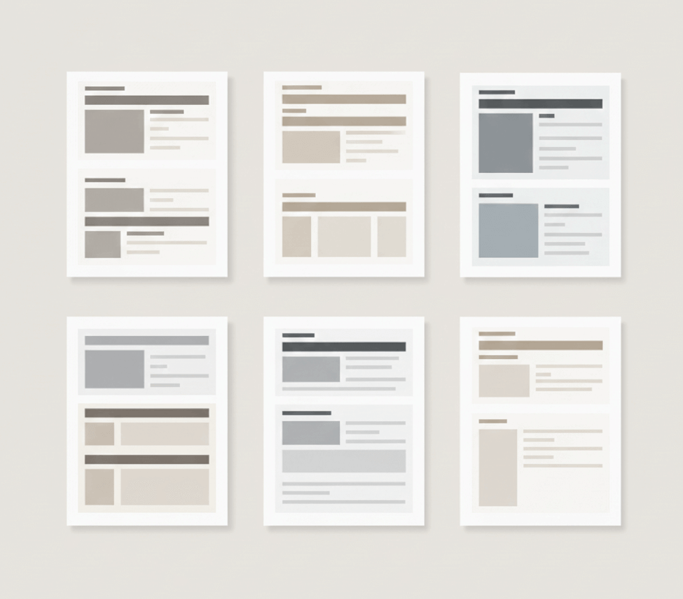 Detailed content brief examples illustrating successful content strategy planning