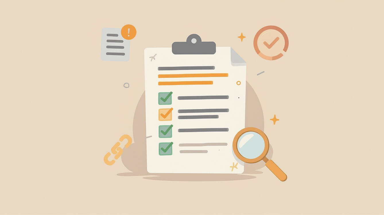 Comprehensive on-page SEO checklist for effective article optimization strategies.