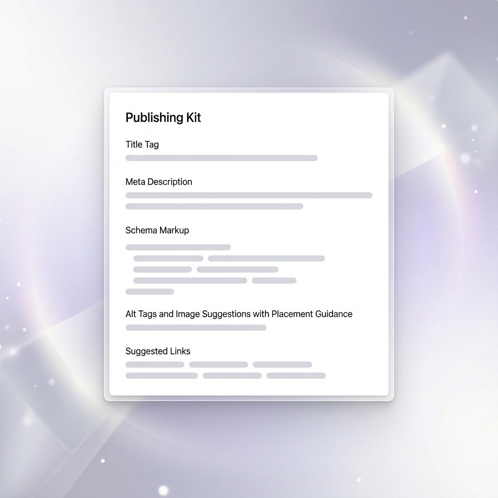Visual guide showcasing essential on-page SEO best practices for content writing.