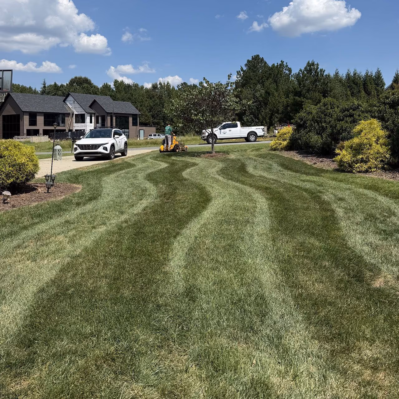 Expert lawn care and turf maintenance by Cornerstone Landscaping