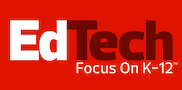 EdTech logo with the tagline Focus On K-12 on a red background.