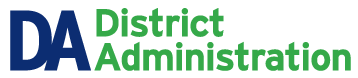 District Administration logo with blue initials DA and green text.