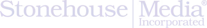 Stonehouse Media Incorporated text logo in serif font.