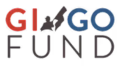 GI Go Fund logo with 'GI' in red, a stylized running soldier silhouette, followed by 'GO' in blue, and 'FUND' in black below.