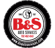 Black and white illustration of a dog and cat sitting above red letters B&S with the text 'PetCare' in white below.