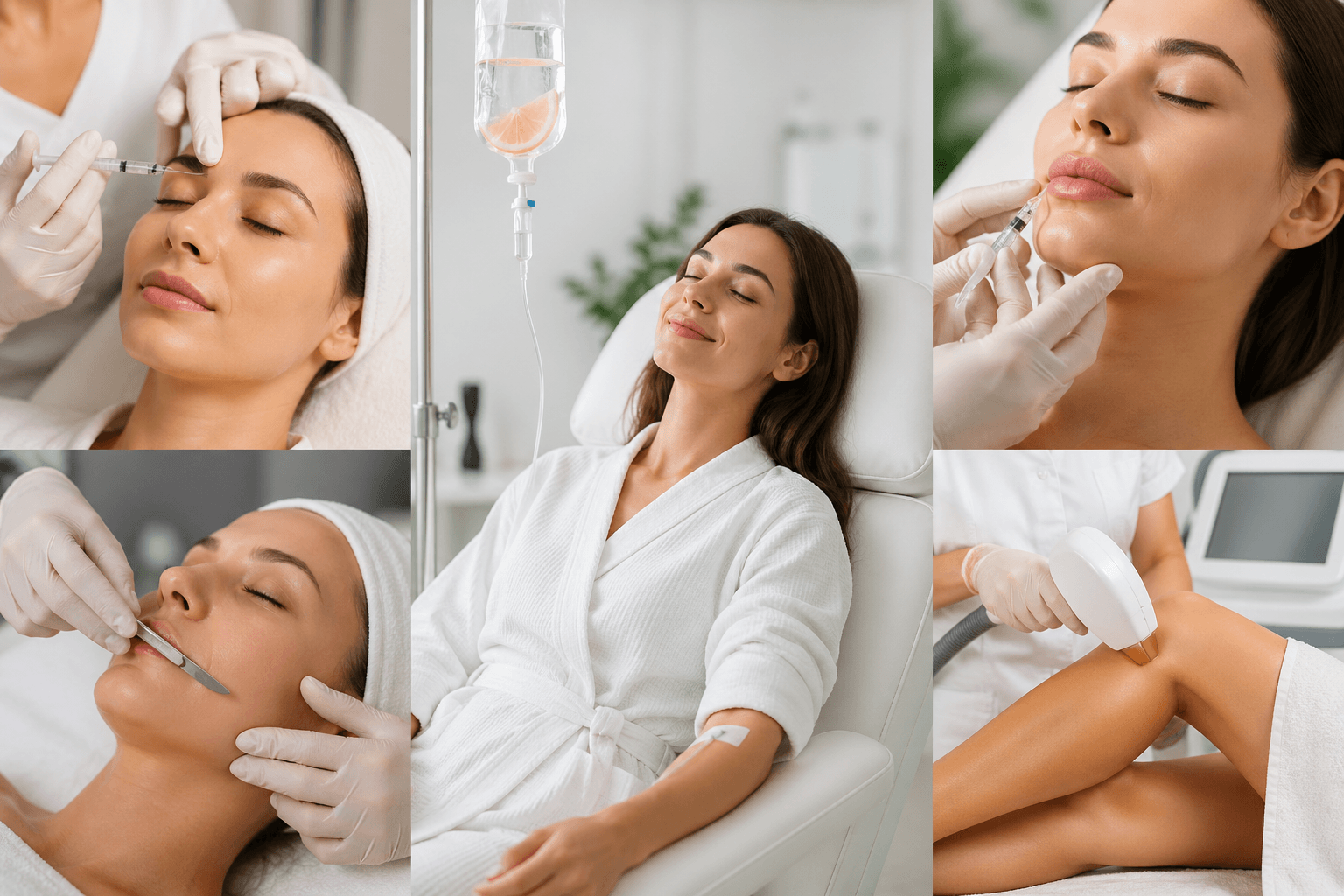 Client receiving advanced wellness aesthetics treatment in Forked River, New Jersey clinic setting