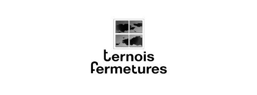 Ternois Fermetures logo in white