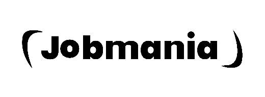 Jobmania logo in white