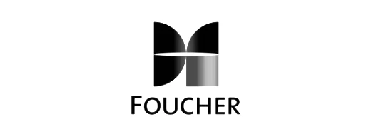 Foucher logo in white