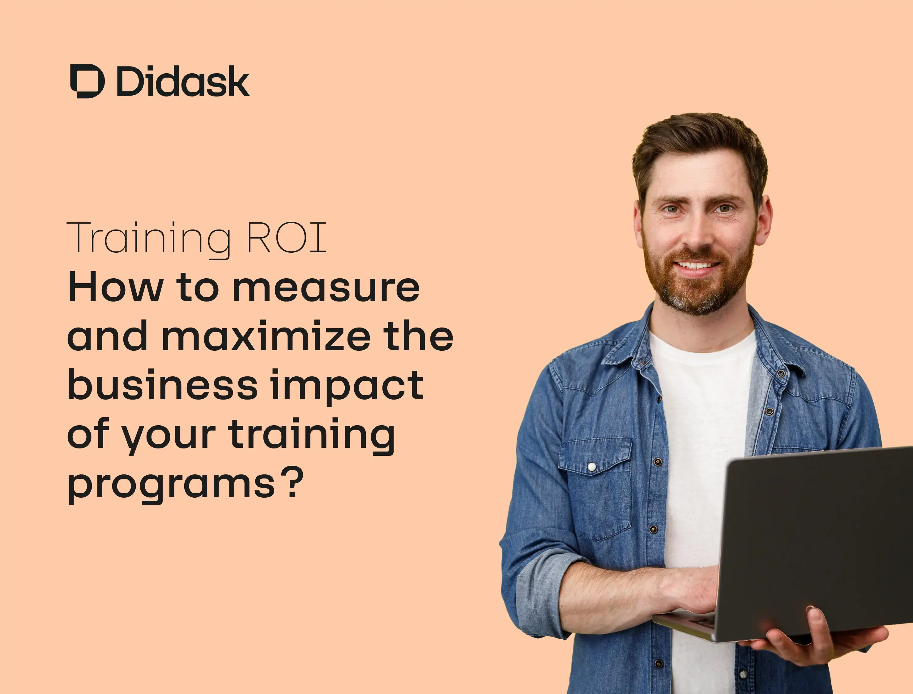 Cover of the ebook: ROI of training — how to measure and maximize the business impact of your training courses?