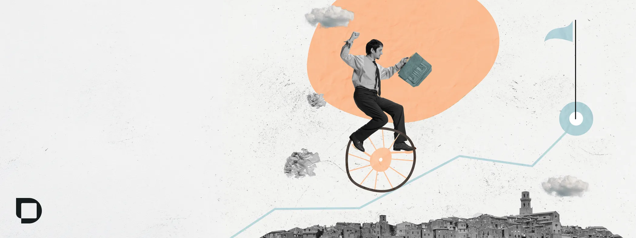 Visuel d'une personne faisant du monocycle