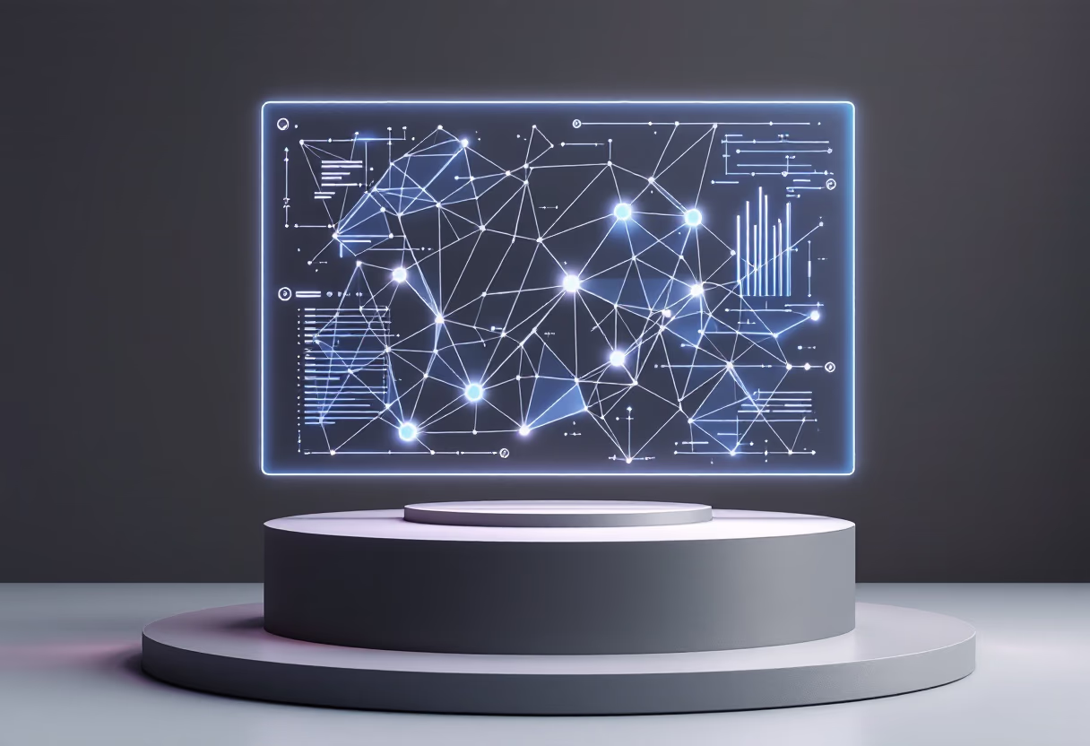 image of complex algorithms on a screen