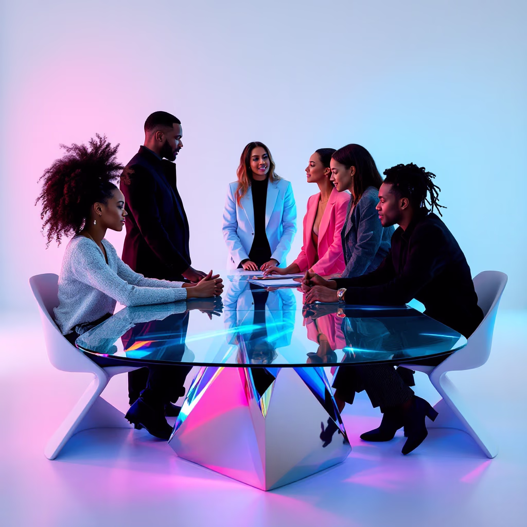 image of the team working together [team]