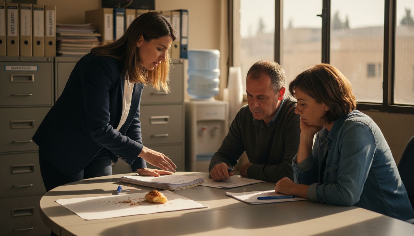 Agent guiding property transaction paperwork