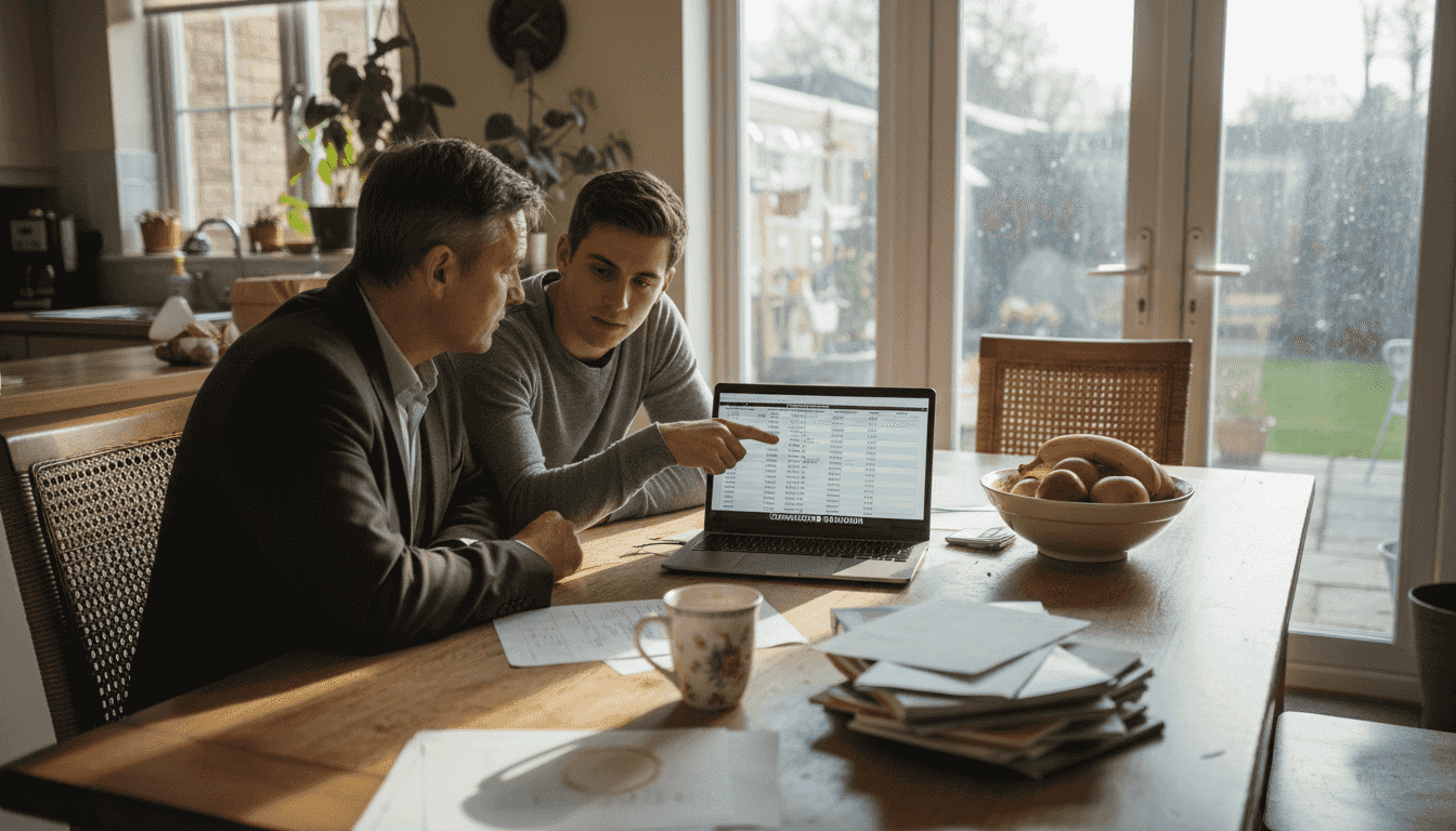 Agent explains commission split to homebuyers