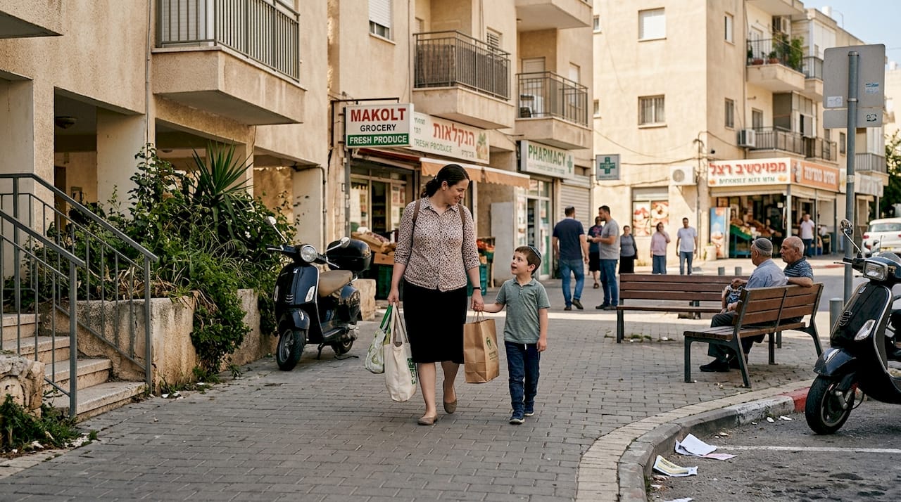 Everyday life in Ramat Beit Shemesh street