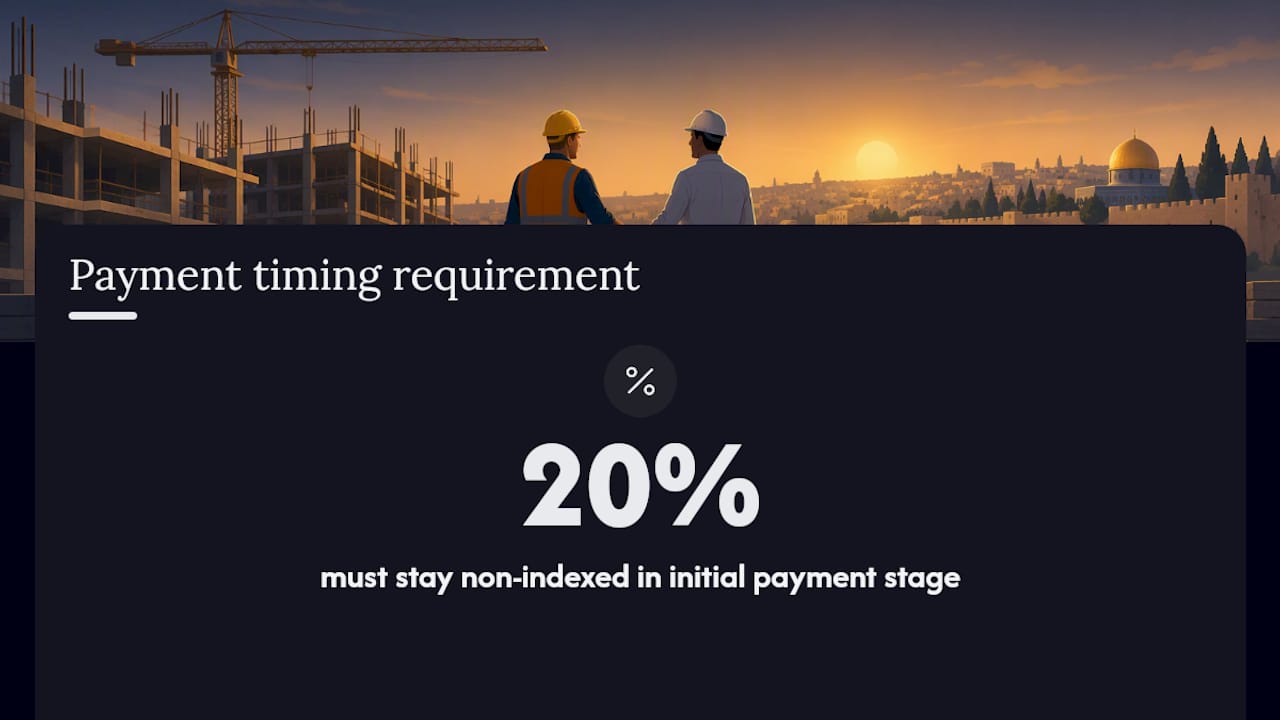 What does Israeli law require for payment timing? — overview diagram