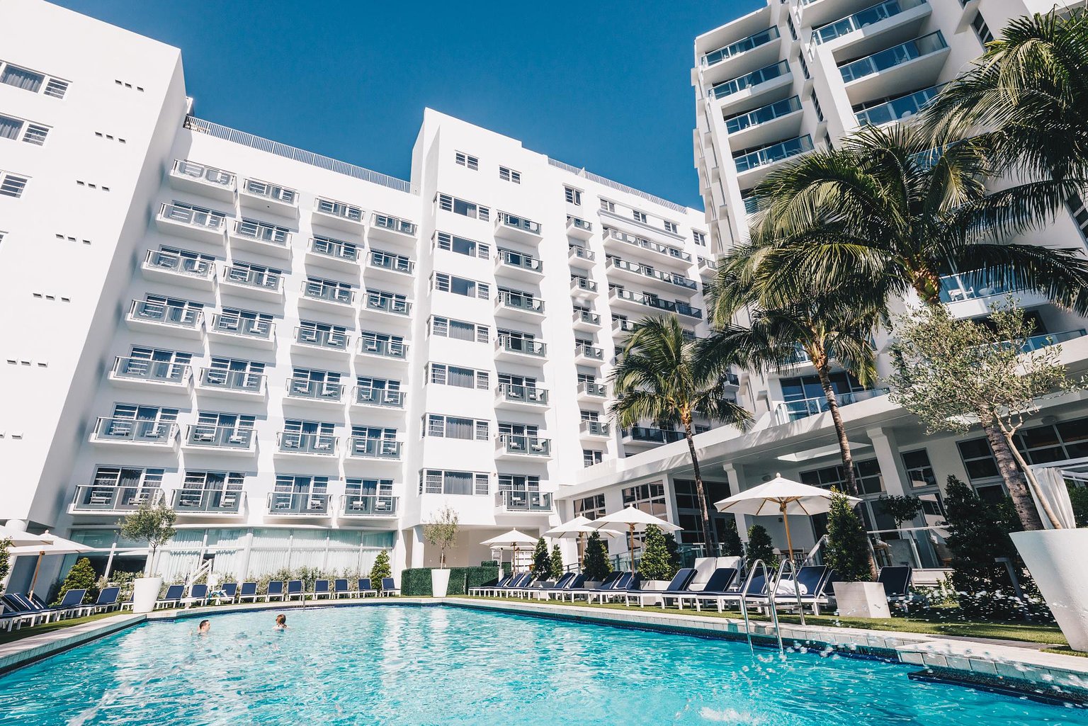 Exterior photo of Cadillac Hotel pool - Ocearnfront Resort