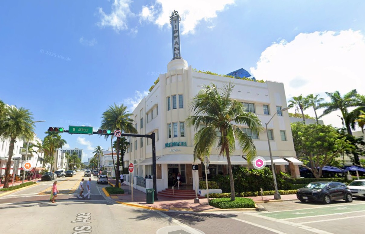 Exterior photo for The Tony Hotel Miami Beach on a sunny day.