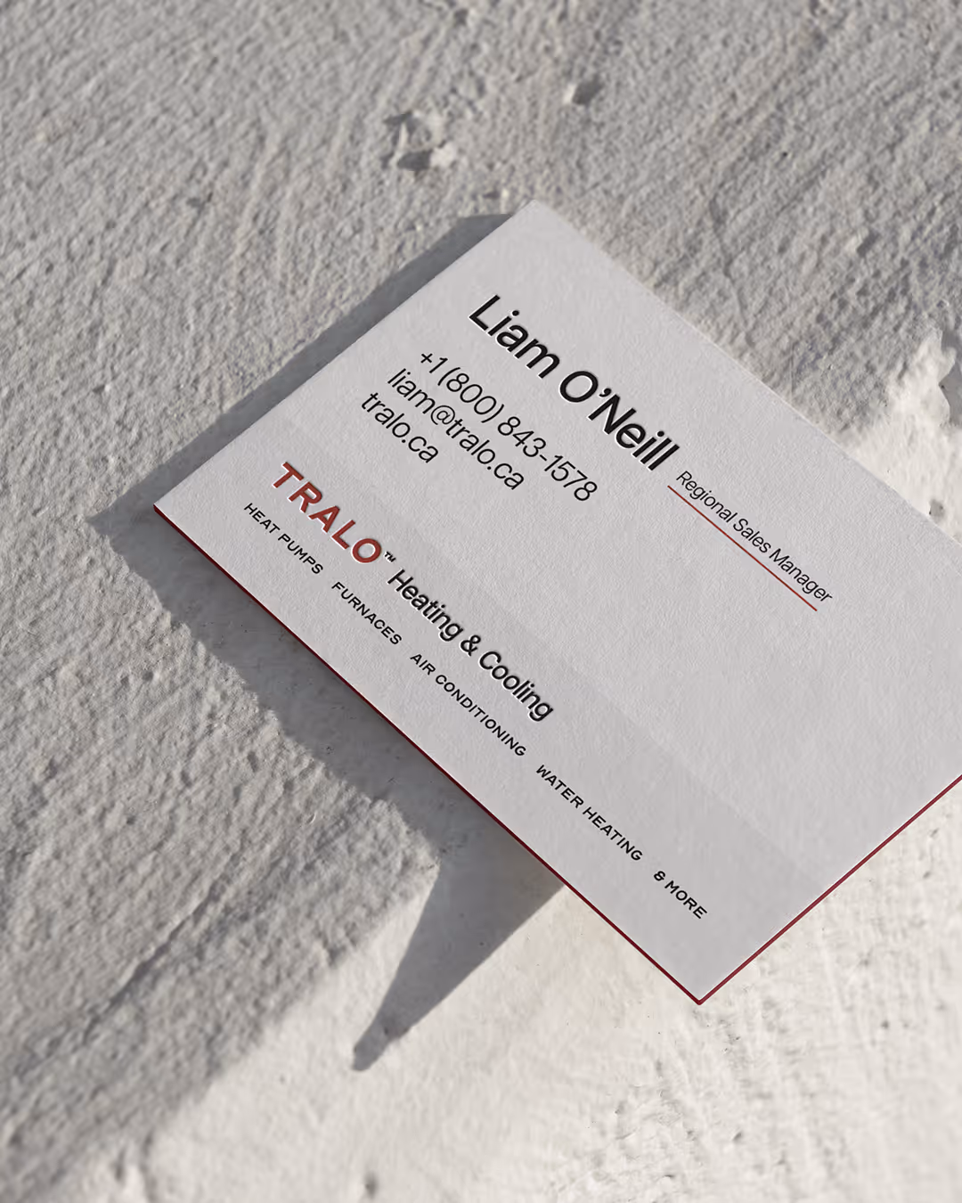Tralo business card