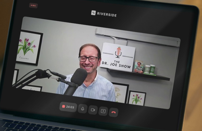 Dr. Joe Esposito smiling during the webinar