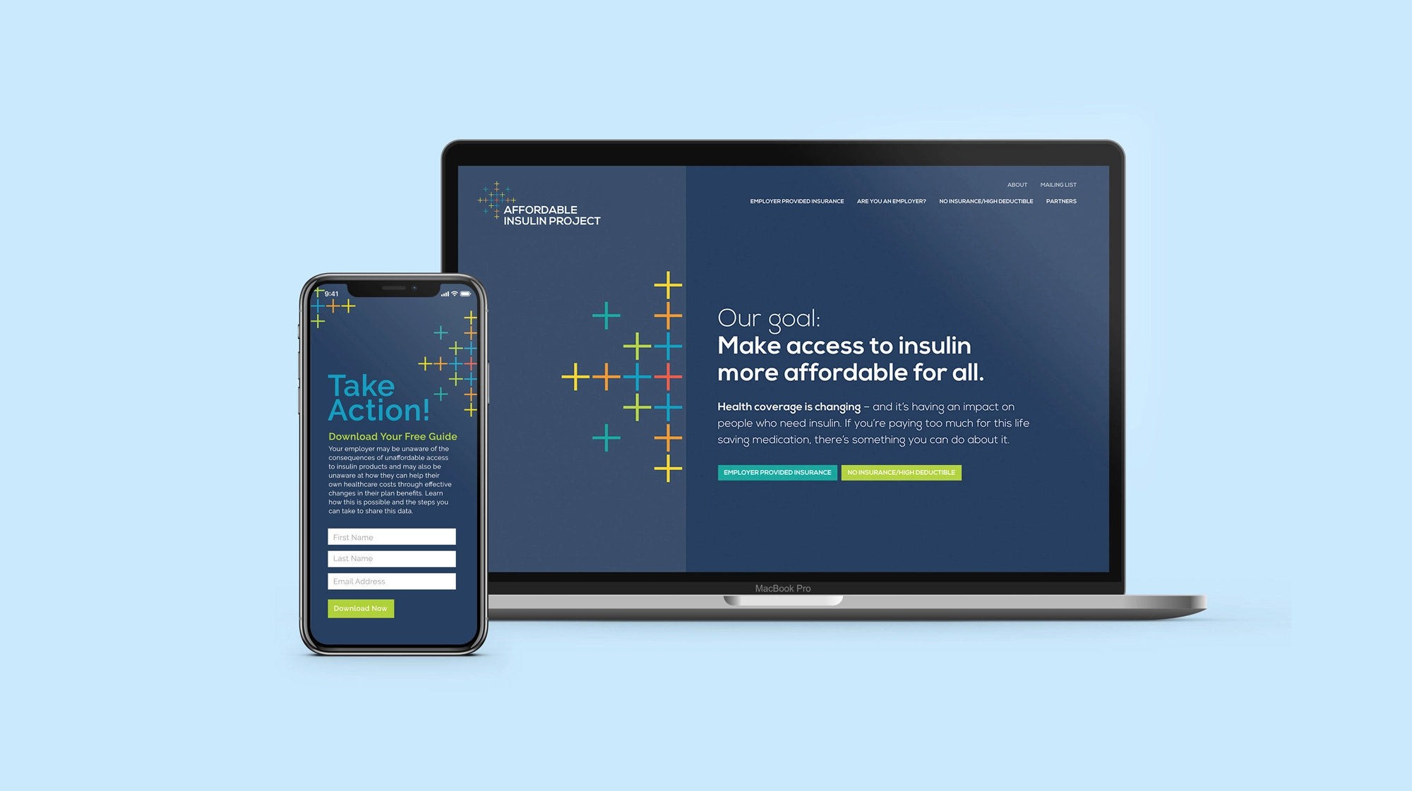 Banner advertisements for an IUD