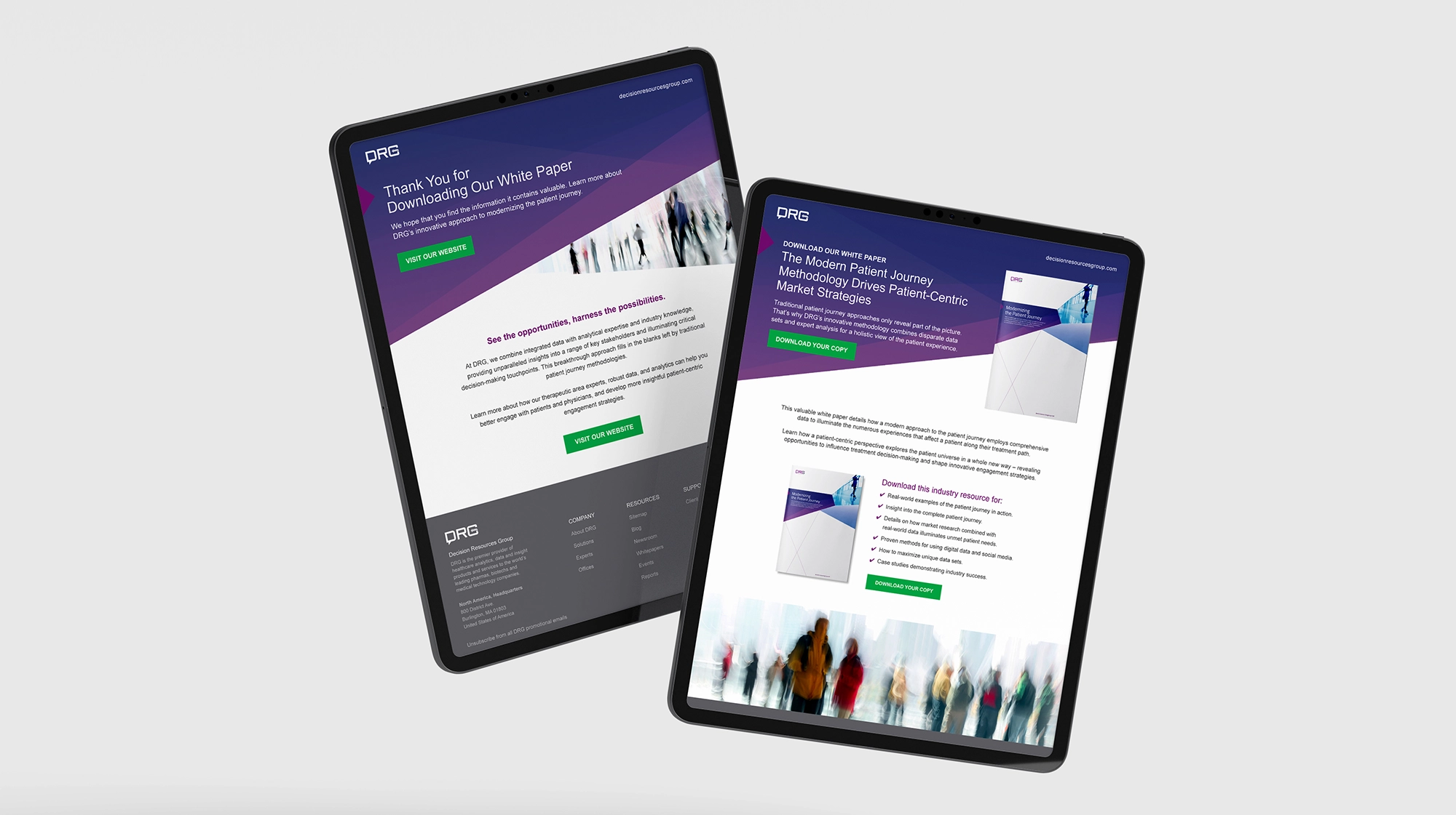 Banner advertisements for an IUD