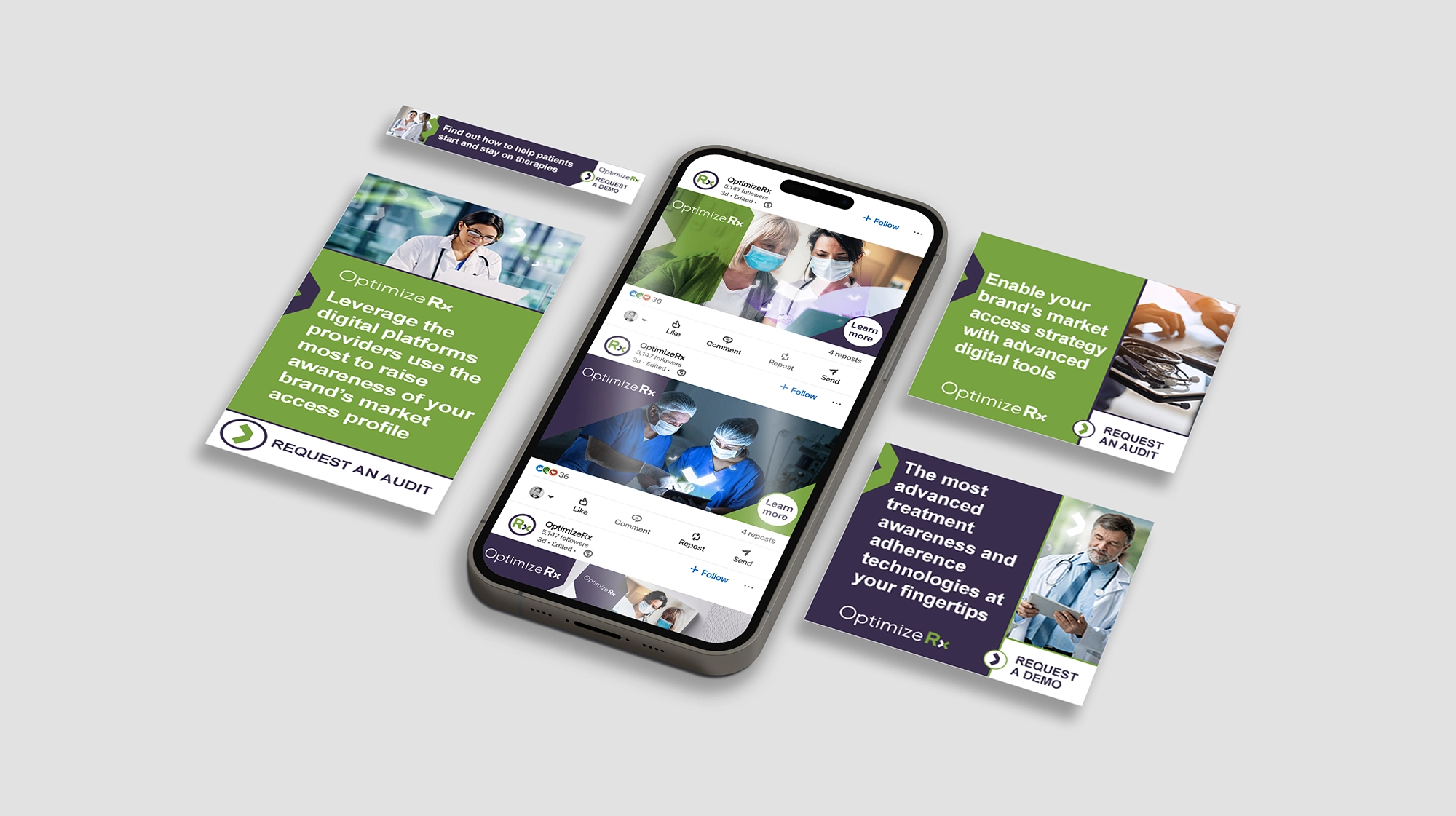 Banner advertisements for an IUD