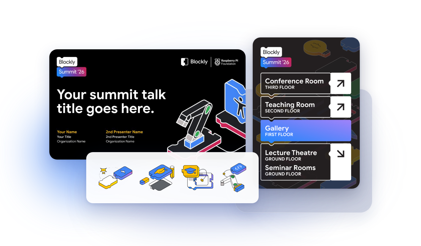 Brand assets created for a community event